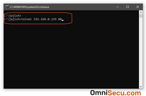 use telnet to test port.